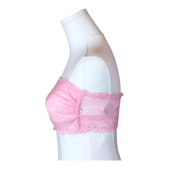 Free People Blushing Garden Lace Bandeau Bralette Strapless Multiple Sizes NWT - Picture 2 of 6